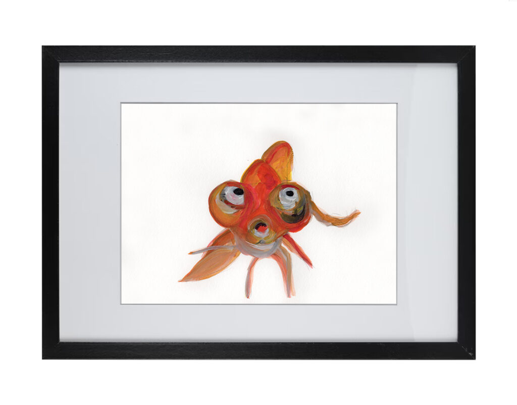 Goldfish Series 1 |  Watercolor Hand Painting | Produced by Joachim Heng | Summer Artwork from 13th to 23rd December 2023