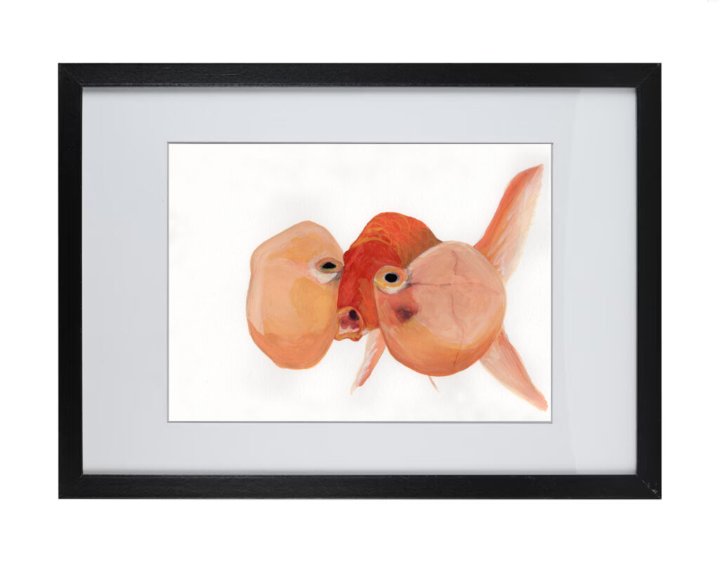Goldfish Series 1 |  Watercolor Hand Painting | Produced by Joachim Heng | Summer Artwork from 13th to 23rd December 2023