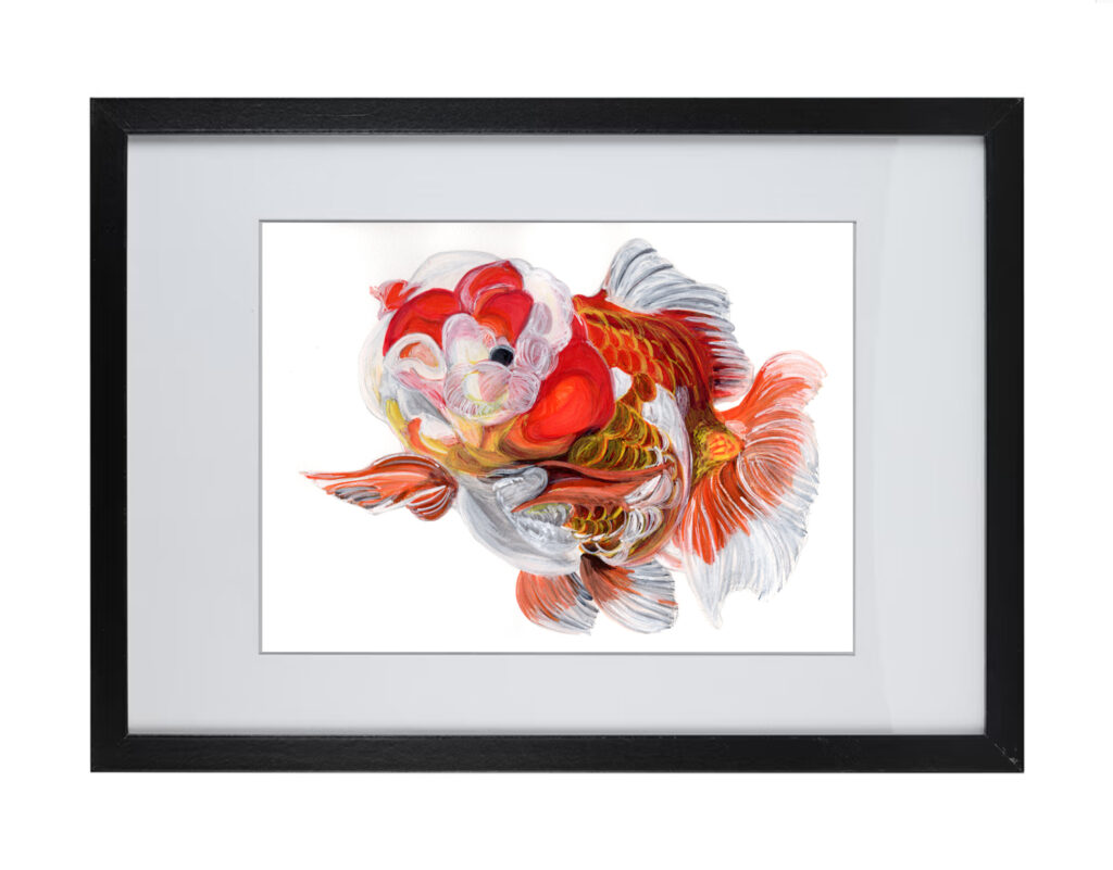 Goldfish Series 3 | Watercolor Hand Painting | Produced by Joachim Heng | Summer Autumn Art from 15th February to 14th March 2024