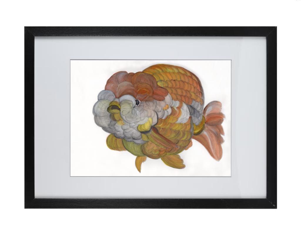 Goldfish Series 6 | Watercolor Hand Painting | Produced by Joachim Heng | Winter Art from 14th June to 21st August 2024