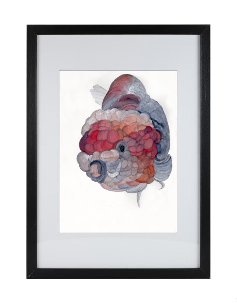 Goldfish Series 6 | Watercolor Hand Painting | Produced by Joachim Heng | Winter Art from 14th June to 21st August 2024